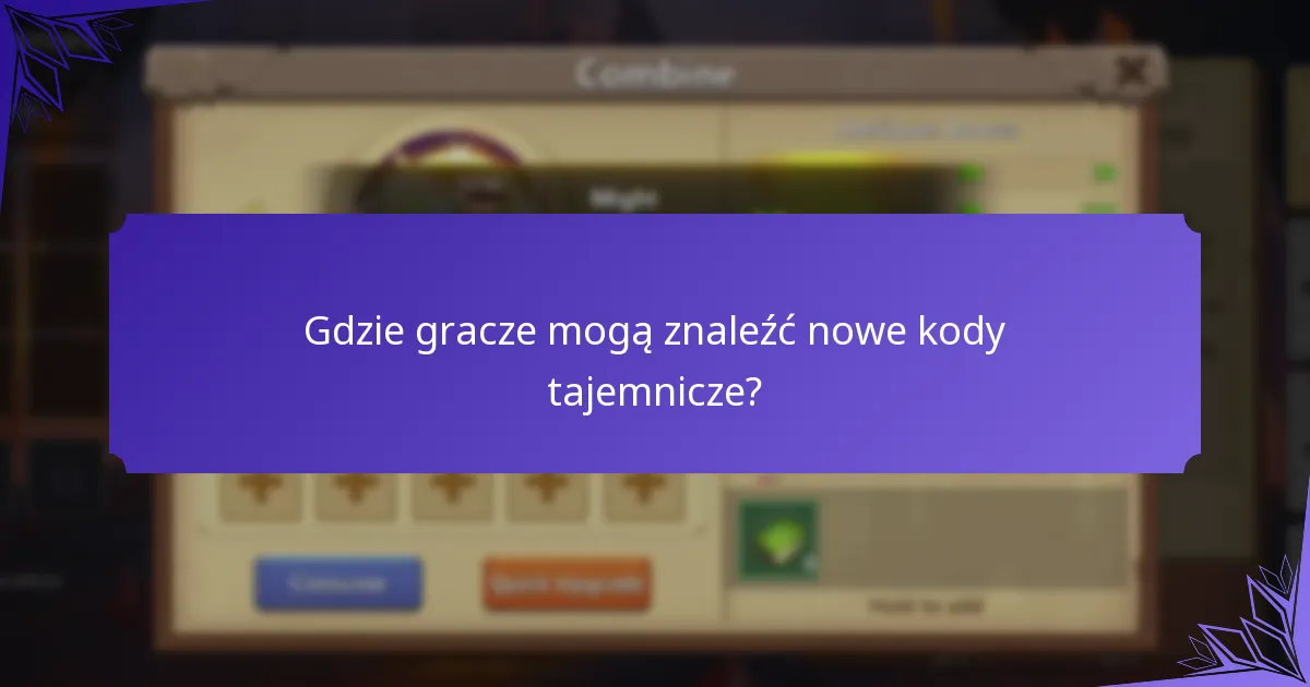 Jak gracze mogą wymieniać kody tajemnicze Castle Clash?