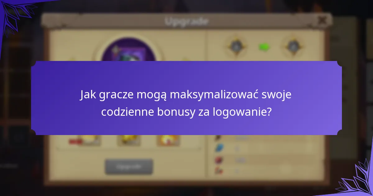 Jak gracze mogą maksymalizować swoje codzienne bonusy za logowanie?