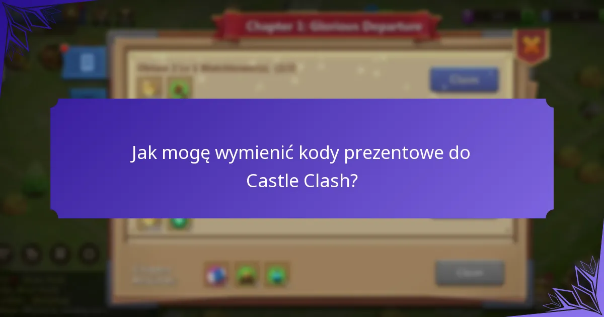 Jakie są aktualne sezonowe wydarzenia w Castle Clash?