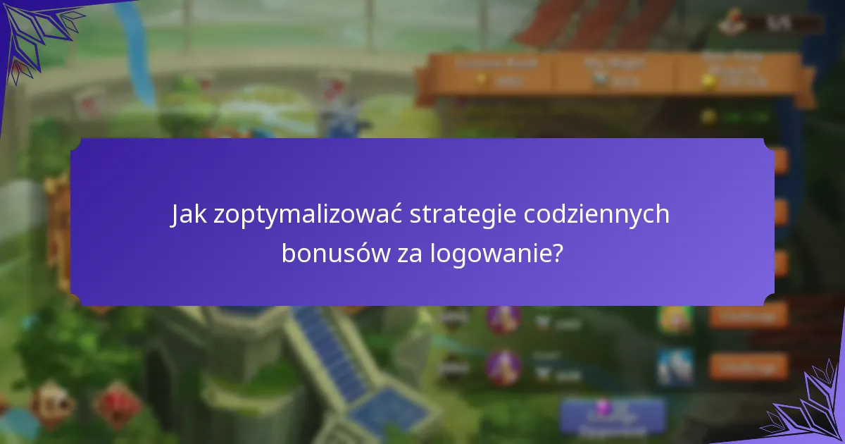 Jakie przedmioty można zdobyć dzięki codziennym bonusom za logowanie?
