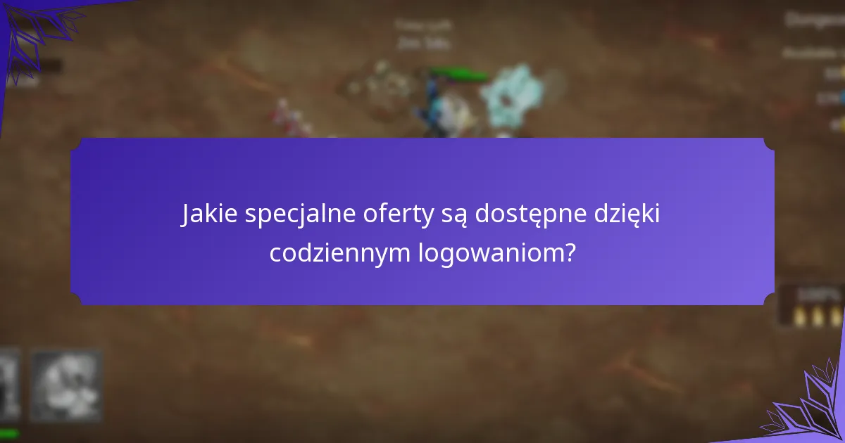 Jakie specjalne oferty są dostępne dzięki codziennym logowaniom?